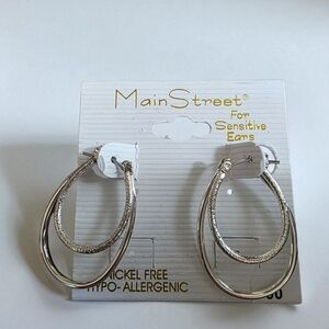 Main Street Silver Teardrop Earrings for Women